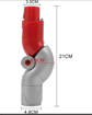 Dyson Mobilya Altı Boru Kıvrılma Dirsek SADECE V 12 UYUMLU  (Adet)