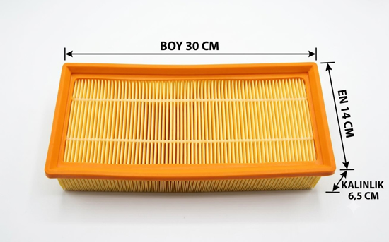 Hepa Karcher NT 65 NT 75  (30 cm*14 cm*6.6 cm) Filtre 6.904 - 283.0 Uyumlu 30 Cm Boy HF507  (Adet)