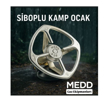 Siboplu Camp Ocak Demiri Tüplü Kartuşlar İçin Kamp Ocak  (Adet)