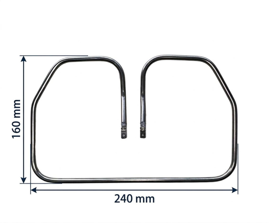Rezistans Isıtıcı Tost Model: 15 Yeni Tip 25156 900 W Boy: 24 * 16 cm   (Adet)